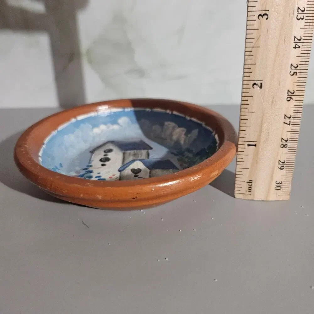 Handcrafted Hanging Ceramic Bowl Decor